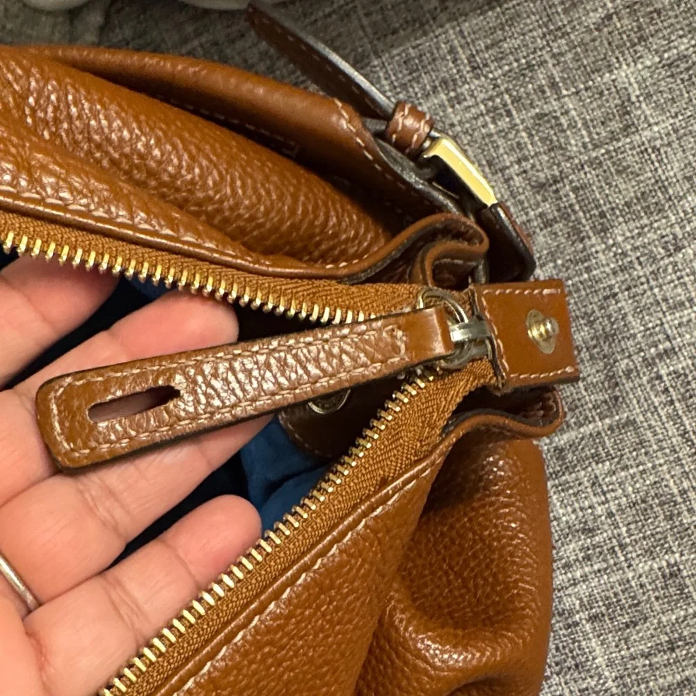 Furla Brown Leather Hobo Bag